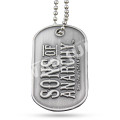 Zinc alloy die casting metal dog tag